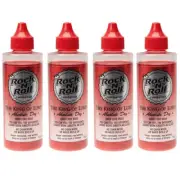 4x Rock "N" Roll Red - Absolute Dry - Hardcore Road - Chain Lube - 4oz Bottle