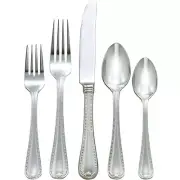 Lenox Vintage Jewel Frosted 18/10 Stainless 5pc. Place Setting (Service for One)