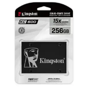 Kingston 金士頓 KC600 SATA3 256GB/512GB SSD (SKC600/256G/512G)