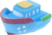 QUMIIRITY Boat Shaped Bath Toy for Toddlers Smooth Safe Boy Girl Water Play Toy Develops Hand-Eye Coordination for Bath Shower Pool Fun Cute Bathing Accessory for Boy Girl