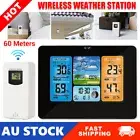 LCD Digital Wireless Weather Station Clock Calendar Thermometer Temperature Home