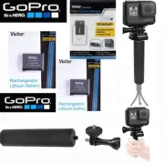 2X BATTERY FOR GOPRO HERO5 BLACK AABAT-001 + RAPID CHARGER +STABLE SPORTS GRIP