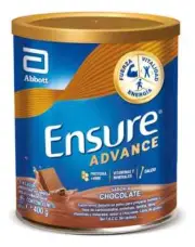 Suplemento Abbott Ensure Advance sabor Chocolate de 400g - Polvo X2 Unidades