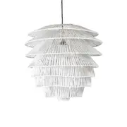 [Florabelle Living] Sawyer Rattan Ceiling Pendant White
