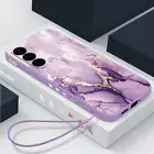 Colorful Marble Case For Samsung Galaxy S24 S23 S22 Ultra S21 S20 FE A16 A15 A25
