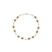 Louis Vuitton LV Dynasty Flower Necklace Multicolore