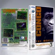 Sega Saturn Custom Case - NO GAME - Congo - The Movie