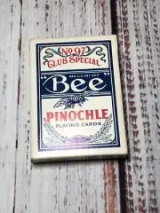 Vintage Bee No 97 Club Special Pinochle Playing Cards Back No 67 Sealed Unopened