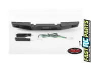 RC 4WD Front Winch Bumper W/LED Lights for TRX-4 79 Bronco Black RC4VVV-C0606