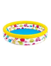 [Intex] Outdoor/Patio Inflatable Round Swimming Pool with Dots Pattern 1.47m