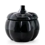 6pc Black Pumpkin Jar for Candle Making Crafts Candle Jar Canister Ceramic EMPTY