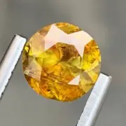 1.95Cts Round Shape Faceted Sphene ( Titanite )