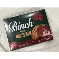 在飛比找蝦皮購物優惠-歐8韓物🇰🇷 Lotte 樂天 Binch 巧克力餅乾 摩卡