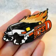 Initial D Anime Manga Car Enamel Metal Pin Toyota Sprinter Trueno AE86
