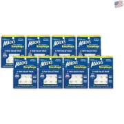 Value Pack of 6 Pair Mack’s Moldable Silicone Earplugs – Waterproof Protection
