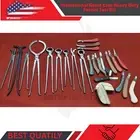 Farrier Tool Kit Hoof Nipper Clincher Tester Knife Puller Rasp Set Steel 25PC