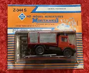NEW Vtg Roco MINITANKS 1/87 HO 344 Unimog 1300 L Fire Brigade