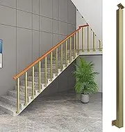 Banister for Staircase Indoor Hand Rail, Stair Handrails Baluster, Deck Hand Railing for Balcony Porch Lofts Apartments, Metal Stair Railing Support Rod 1PCS(Size:70cm/27.6in)