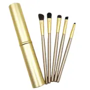 Catzon Portable Mini Makeup Brush Set Eye Beauty Tool-Gold