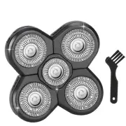 5 Men's Electric Shaver Replacement Heads, Razor Head Shavers for Bald and Fa...