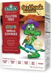 Orgran Kids Outback Animals Vanilla Cookies 175g