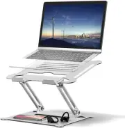 Adjustable Ergonomic Aluminum Laptop Stand Portable Notebook Tablet Holder Riser