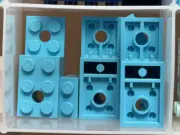 LEGO Parts - Medium Azure Bracket 5 x 2 x 1 1/3 with 2 Holes - No 11215 - QTY 5