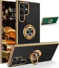 For Samsung Galaxy S22 S23 Ultra Shockproof Rugged Hybrid Case Cover+Ring Stand