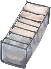 Folding Drawer Organizer, Divided Shelf Wardrobe Organizer, Drawer Insert Storage Caddy, Divided Bottom Paint Box, Fits Bra Socks Underwear Ties Tissue