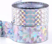 Bird Scare Tape, 2 Pack Bird Repellent Scare Ribbon Tape,Double Sided Hologra...