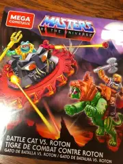 BATTLE CAT VS. ROTON Mega Bloks Construx Masters of the Universe He-Man MOTU