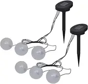 VRAXO Floating Lamps 6 pcs LED for Pond and Pool -1KG,277120