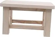 iplusmile Solid Wooden Small Stool Versatile Foot Stool for Shoe Changing Stand Extra Seating with Aesthetic Appeal for Home Decor Finish