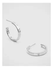 [Mimco] Lucent Hoop Earrings in Silver