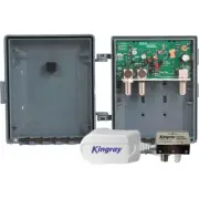 DIGITAL TV SIGNAL AMPLIFIER KINGRAY MHW25FE VHF/UHF AMP INC PSK06F POWER SUPPLY