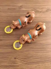 TWO 2003 Burger King Scooby-Doo: Monsters Unleashed Wind Up Detective Scooby-Doo