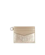 4G card holder in laminated leather One size Nude