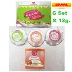 6X Set Cream Praewa White Lightening Reduce Dark Spots Freckles 12g New