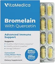 Vitamedica Bromelain Blister Pack Convenient 5-Day Blister Pack