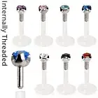 Piercing Labret Bioflex Gem