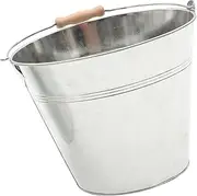 Multi-Function Burn Bucket for Home Metal Ash Bucket Fire Ash Pan for Fireplace