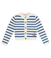 [Scotch & Soda Kids] Scotch & Soda Kids Striped cotton-blend cardigan Y 10 multicoloured