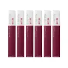 6x Maybelline Superstay Matte Ink City Lip Colour 5ml 115 Founder