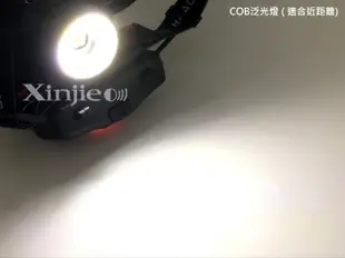 信捷【B07套】CREE XM-L2 強光頭燈 旋轉變焦COB LED頭燈 雙光源 工作燈露營燈Q5 T6 U2