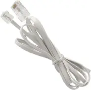 2 Pack Telephone RJ11 6P4C to RJ45 8P8C Connector Plug Cable for Landline Teleph