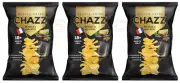 3 CHAZZ MUSSELS & WHITE WINE Flavor Potato Chips Crisps Snacks 90g 3.1oz
