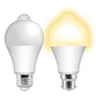1X LED PIR Motion Sensor Light Bulbs E27 B22 12W Smart Detector Globe Lamp