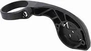 Bike Bracket Mount, Sturdy Plastic Bicycle Handlebar Computer GPS Mount for Edge, Easy Installation for 31.8mm Handlebars with Ergonomic Display View, Two Colors to Choose, (Black)