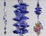 Mobile Suncatcher made with Swarovski Crystal AB Marquise & Purple Or Any Colour