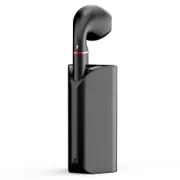 Mini Wireless Bluetooth Car Earphone With Mic Business Driving Black Earbuds